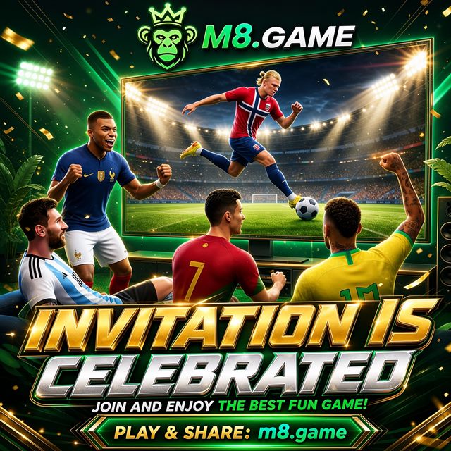 M8 Invitation Party 足球邀请海报