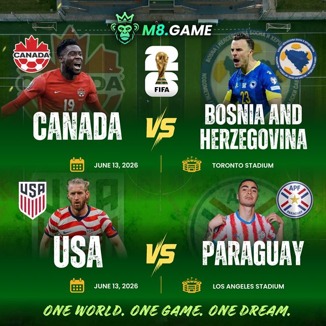 M8 Match Schedule 足球赛程海报